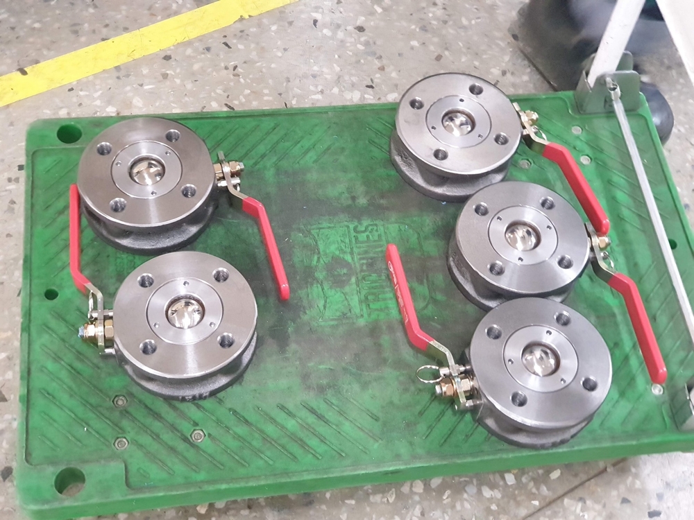 It is a compact Ball Valve and supply to Shipbuilding.